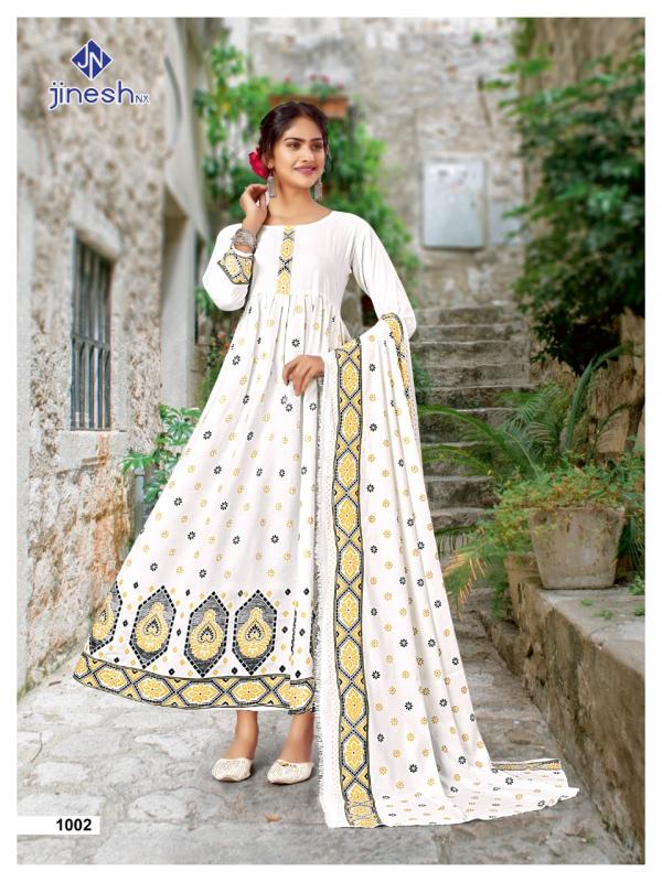 Jinesh Nx Jannat Designer Anarkali Kurti Collection